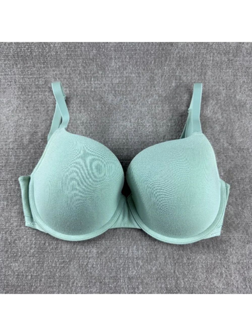 Victoria's Secret T-Shirt Bra Push-Up Bra Wired Padded 34DD 34E Sage Green